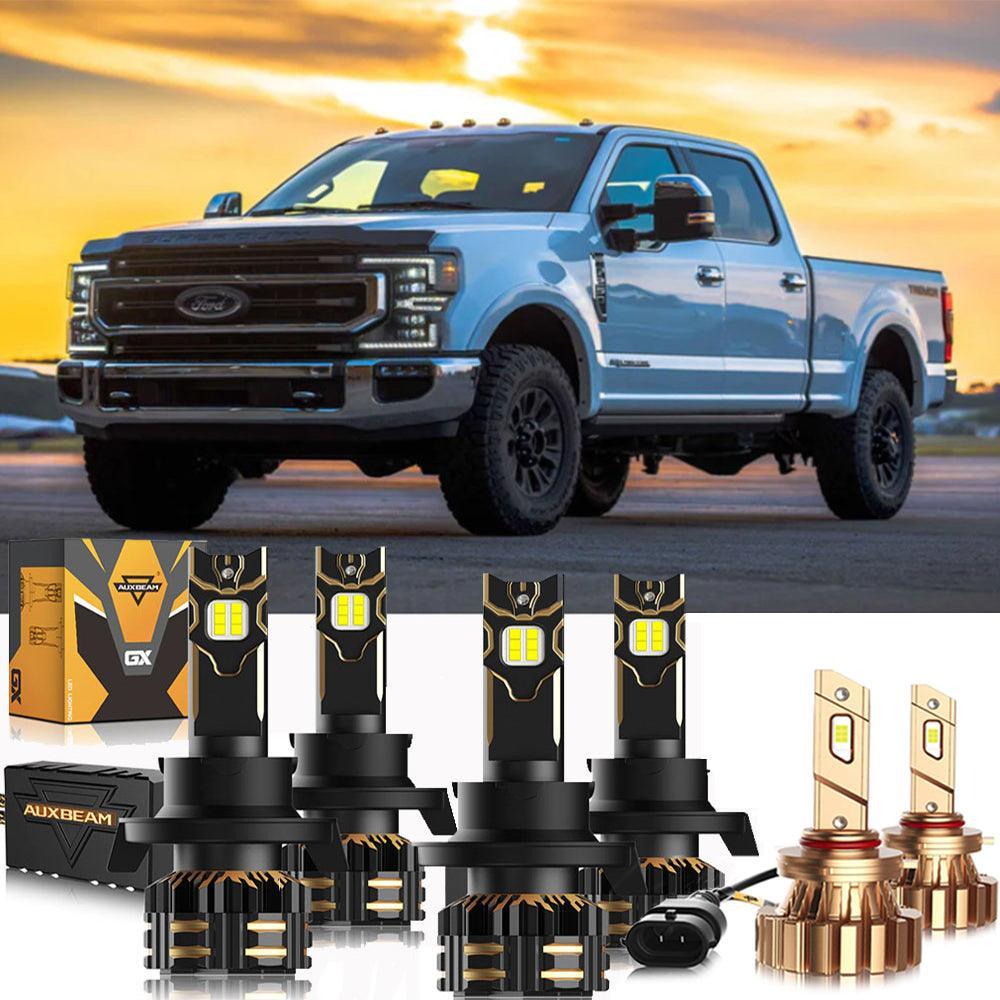 For 2020 Ford F-250 Super Duty H13 LED Headlight Bulbs Bundle