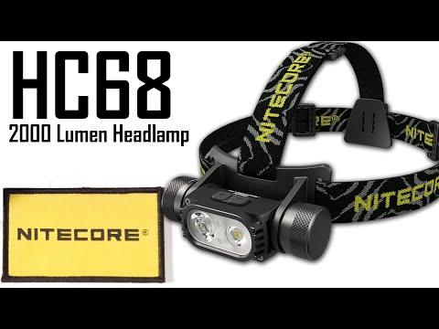 Headlamp Nitecore HC68, 2000 lm - SPEED LIGHT