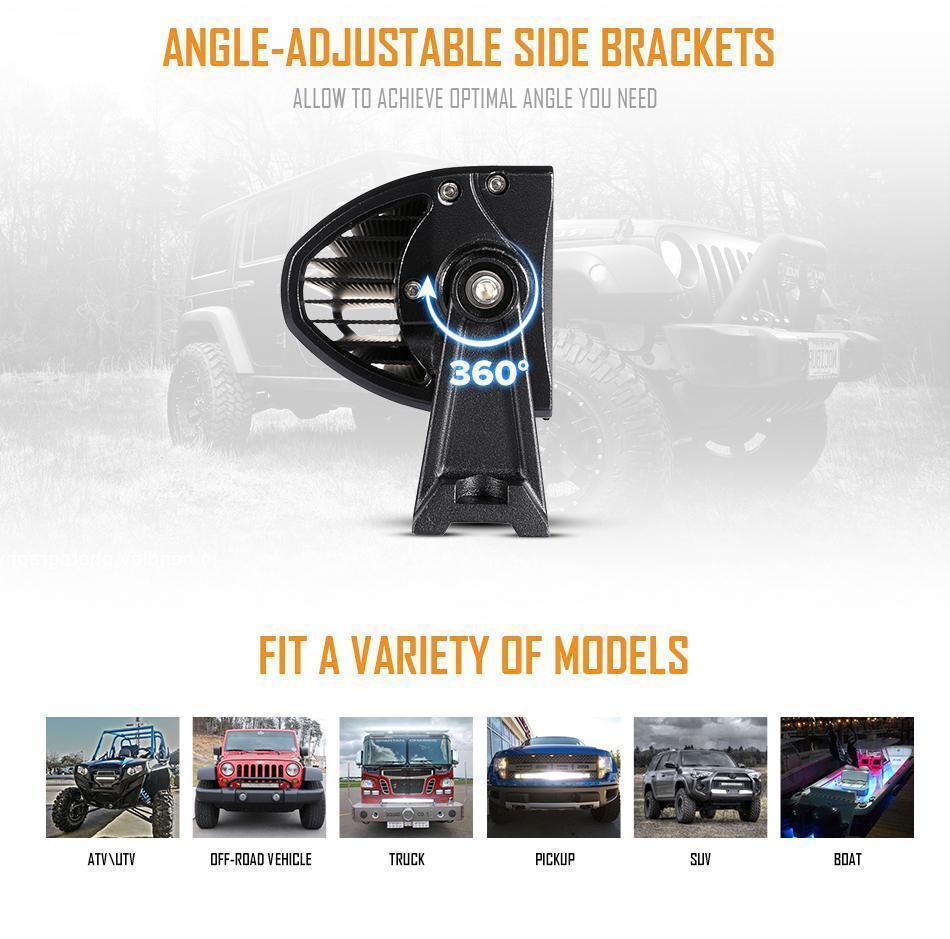 32 inch V-Series Curved RGB Color Changing Off Road Led Light Bar