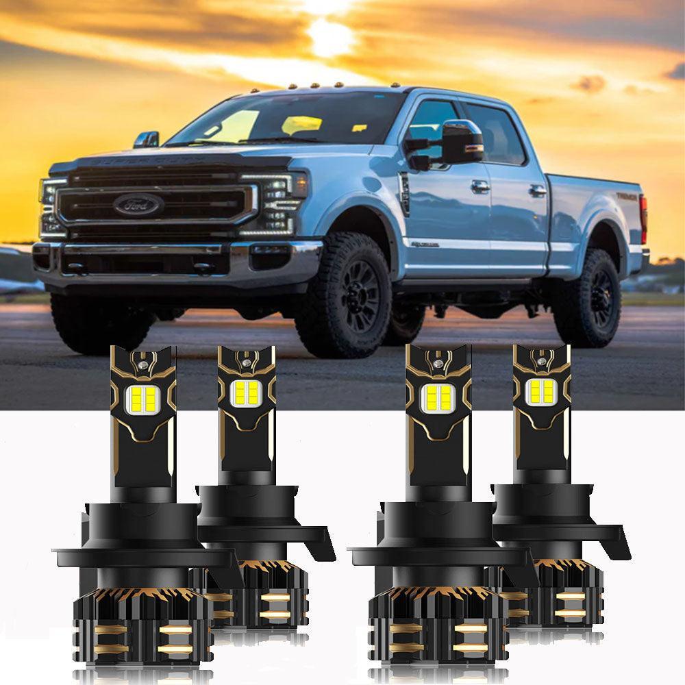 For 2020 Ford F-250 Super Duty H13 LED Headlight Bulbs Bundle