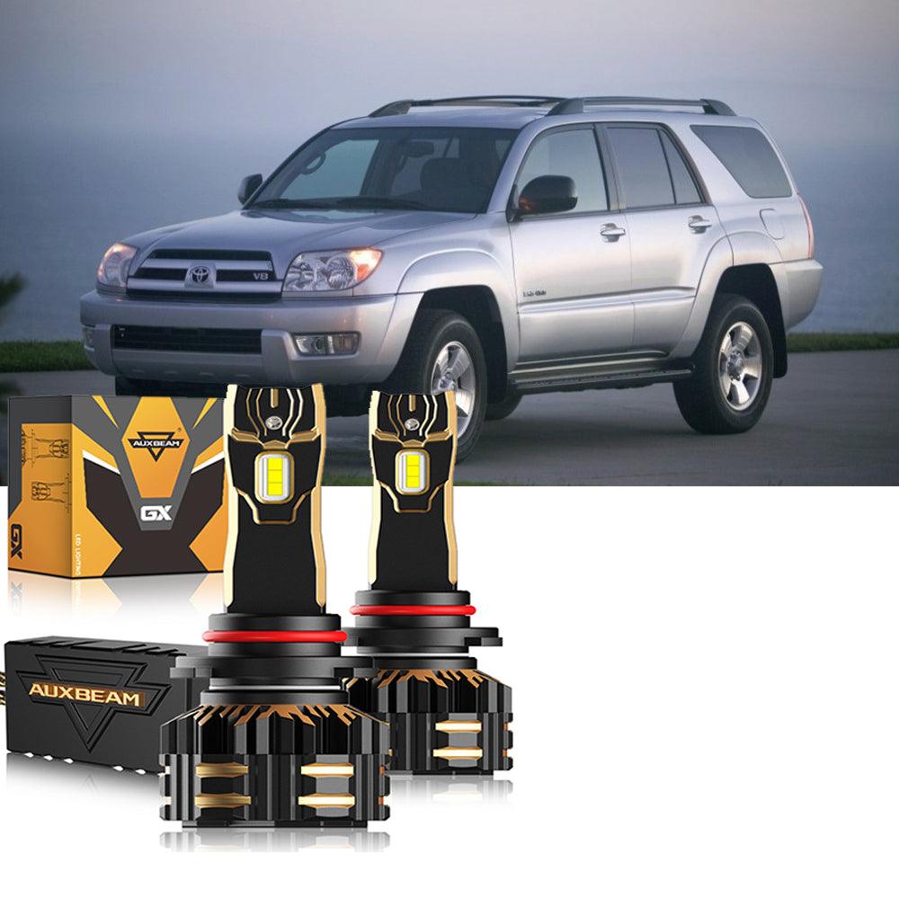 Para Toyota 4Runner 2003-2004 9005 9006 Paquete de bombillas LED para faros delanteros