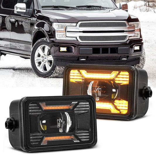(2pcs/set) 60W Feux De Brouillard LED Avec DRL Pour Ford F150