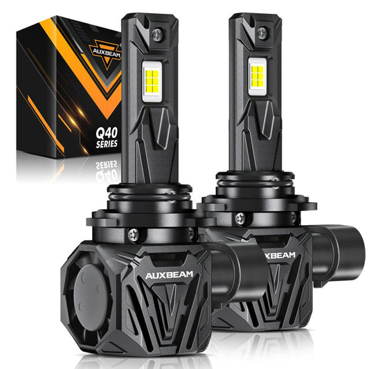 🆕9006/HB4 Bombillas LED para faros delanteros Serie Q40 Brillo ultraalto 120W 30000LM 6500K Blanco frío | 2 bombillas
