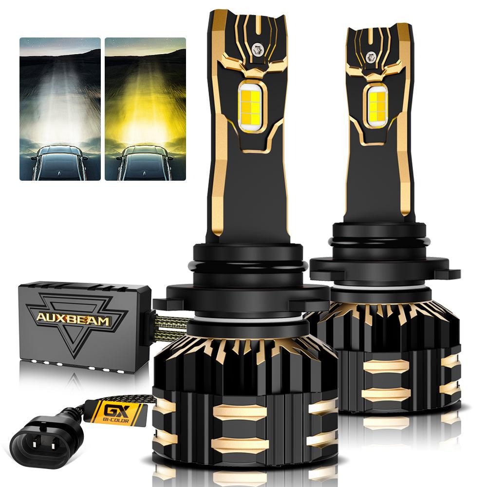 9006/HB4 LED Bulb Fog Lights/Low Beam Lights 110W 25000LM GX Bi-Color Series High Power & Brightness Dual Color Switchback | 2 bulbs