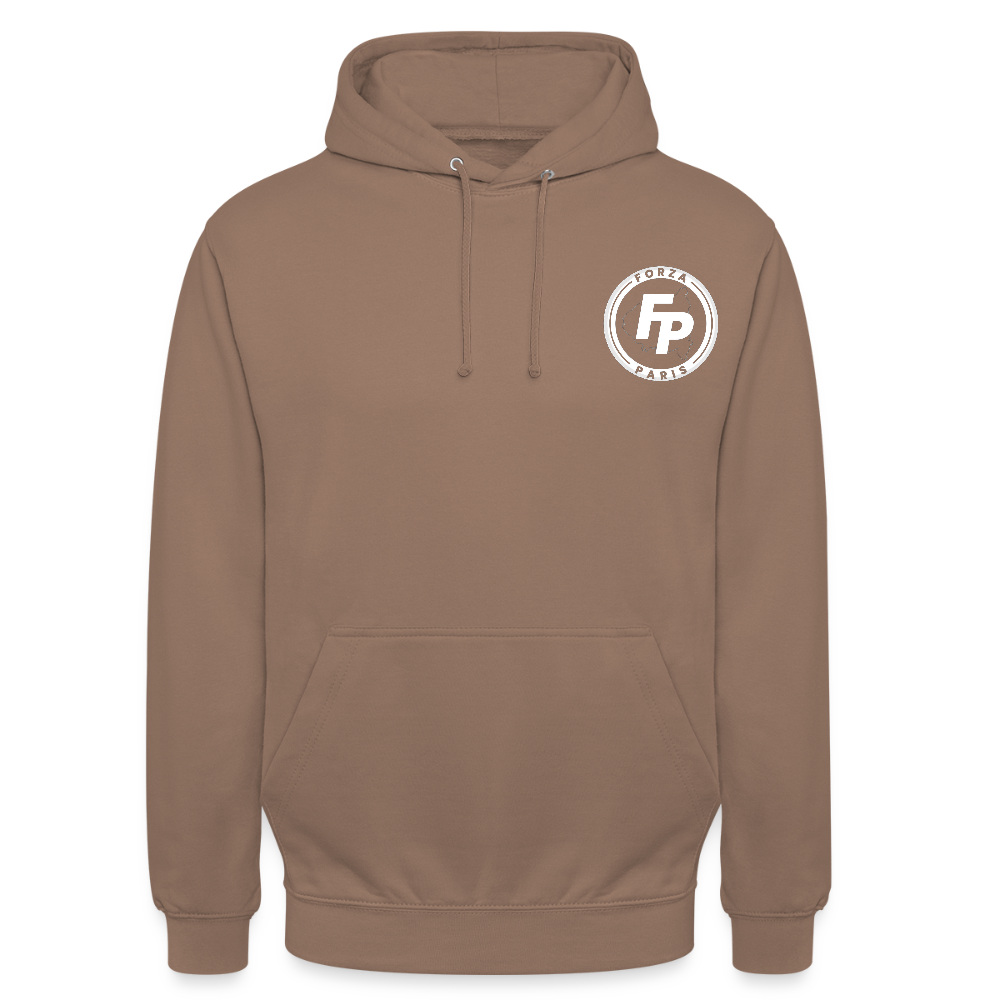 Sweat-shirt à capuche unisexe - moka