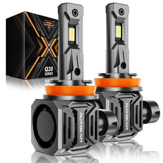 Bombillas para faros delanteros LED inalámbricas más brillantes de la serie Q30, 110W, 24000LM, 6500K, blanco frío