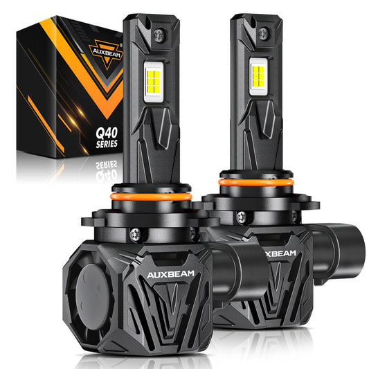 🆕9005/HB3 Bombillas LED para faros delanteros Serie Q40 Brillo ultraalto 120W 30000LM 6500K Blanco frío | 2 bombillas