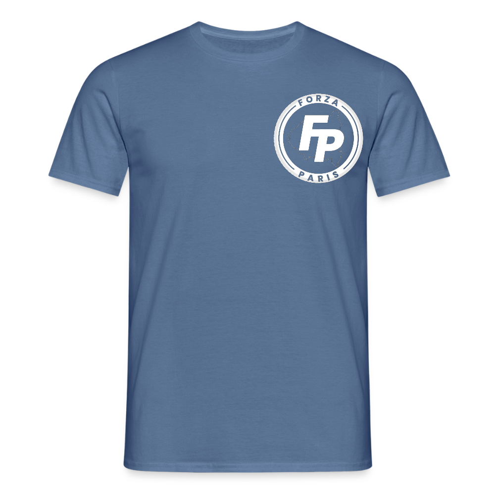 T-shirt Homme - bleu pigeon