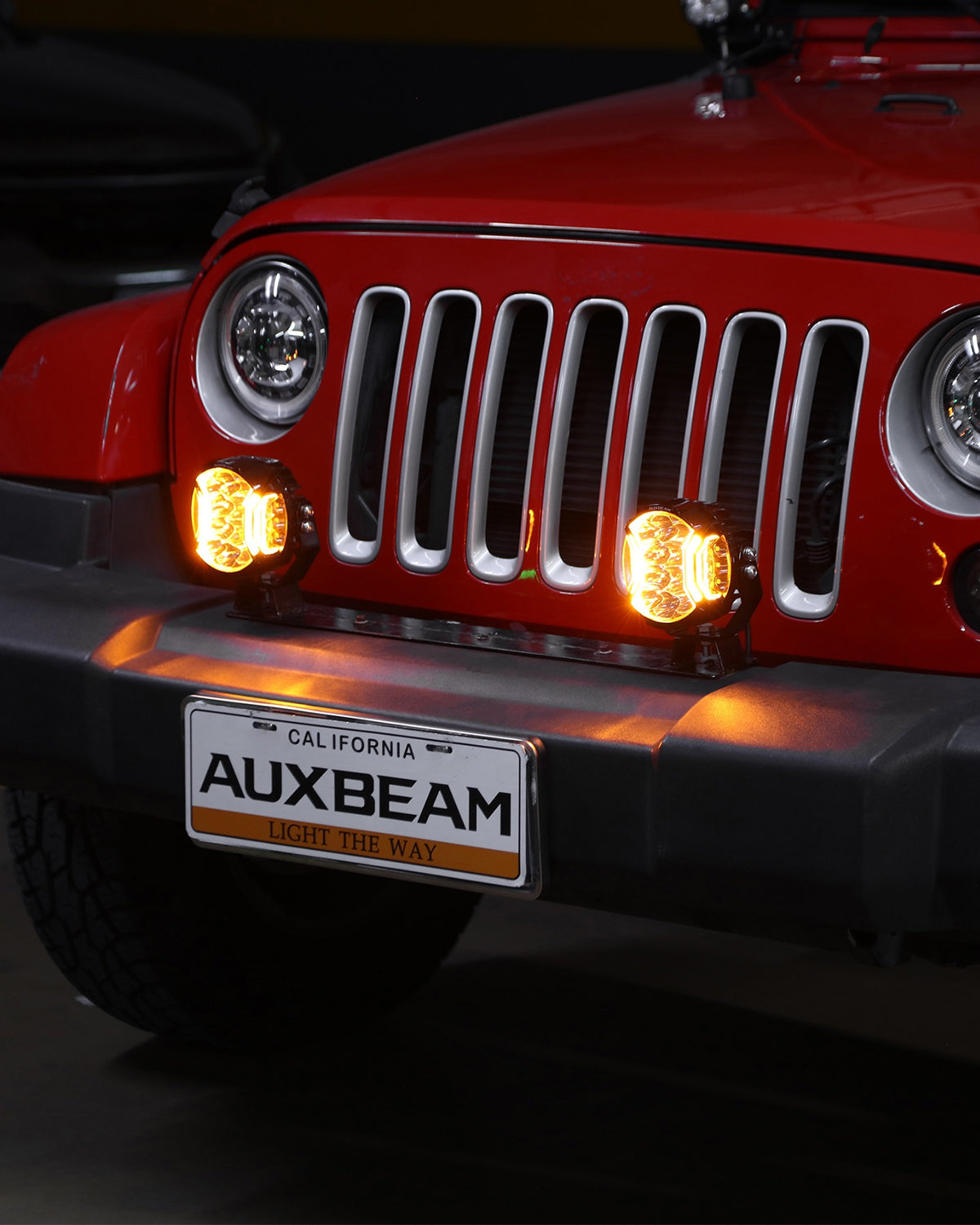 Serie V-ULTRA | Luces LED de 5 pulgadas y 172 W con tirador lateral ámbar/blanco con DRL ámbar