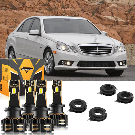 Para 2011-2013 Mercedes Benz E350 H7 Bombillas de faros LED