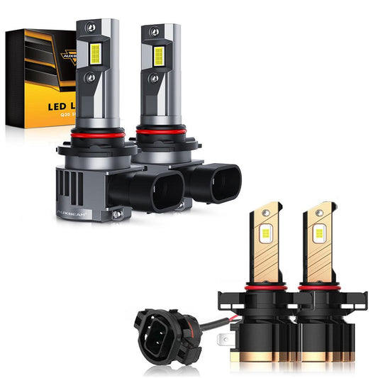 9012/HIR2 Bombillas LED para faros delanteros 90W 22000LM Serie Q20 1:1 Tamaño halógeno 6500K Blanco frío | 2 bombillas