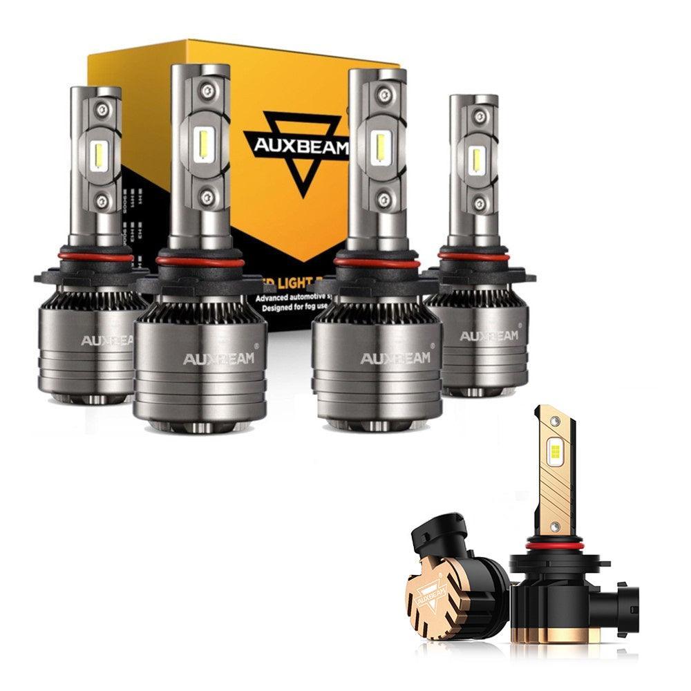 For 2003-2007 GMC SIERRA 1500 2500 3500 HD CLASSIC T1 Series Temperature Control 16000LM LED Light Bulbs High Low Beam Bundle
