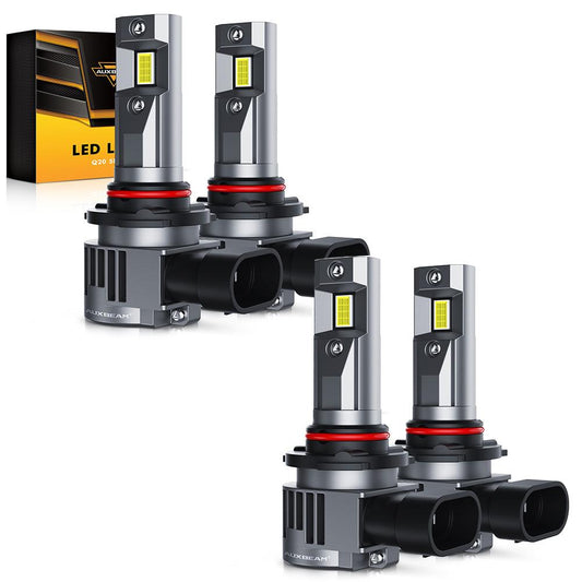 9012/HIR2 Bombillas LED para faros delanteros 90W 22000LM Serie Q20 1:1 Tamaño halógeno 6500K Blanco frío | 2 bombillas