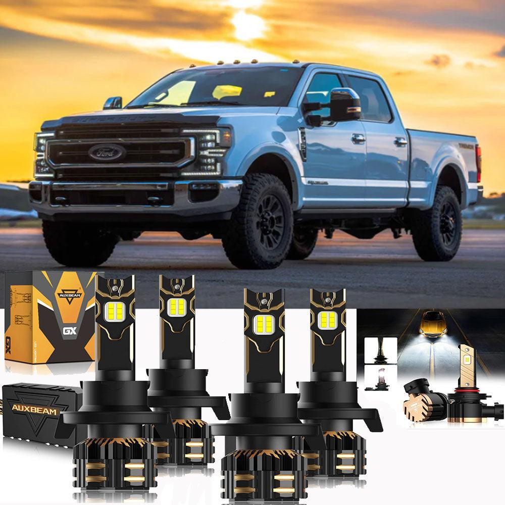 For 2020 Ford F-250 Super Duty H13 LED Headlight Bulbs Bundle