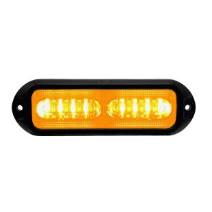 Ultra-bright LED traffic light - 8 Orange LEDs