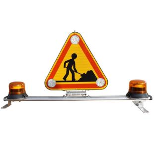 Triflash 500 bar and rotating beacons - Manual lifting