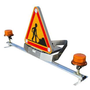 Barre Triflash 700 mm et gyrophares - Relevage ←lectrique