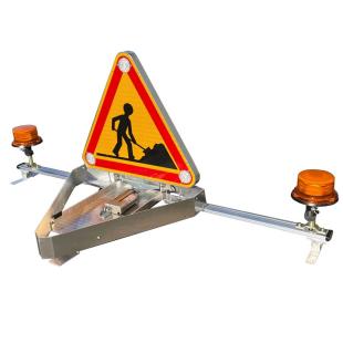 Barre Triflash 700 mm et gyrophares - Relevage ←lectrique