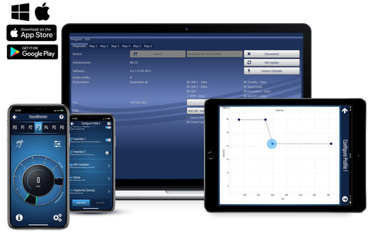 Complete kit Active Sound incl. Sound Booster for Passat B8 - SPEED LIGHT