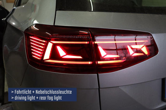 Complete set for retrofitting original Highline LED rear lights for VW Passat CB5 - SPEED LIGHT
