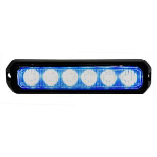 Feu p←n←trant bleu 6 leds