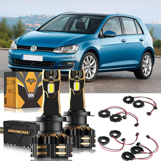 Para bombillas de faros LED Volkswagen Golf 7 H7 2012-2017