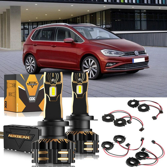 Para Volkswagen Golf Sportsvan Facelift H7 2017-2020 Bombillas de faros LED