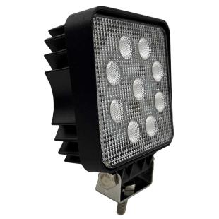 Phare de travail carr← 9 leds