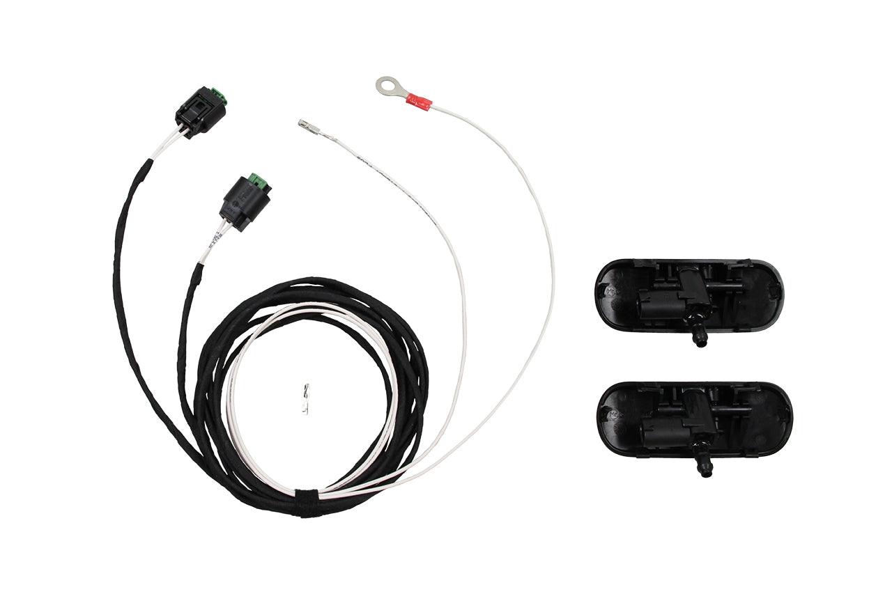 Complete set of heated windshield washer nozzles for VW Amarok 2H, S6, Caddy SA, SB - SPEED LIGHT