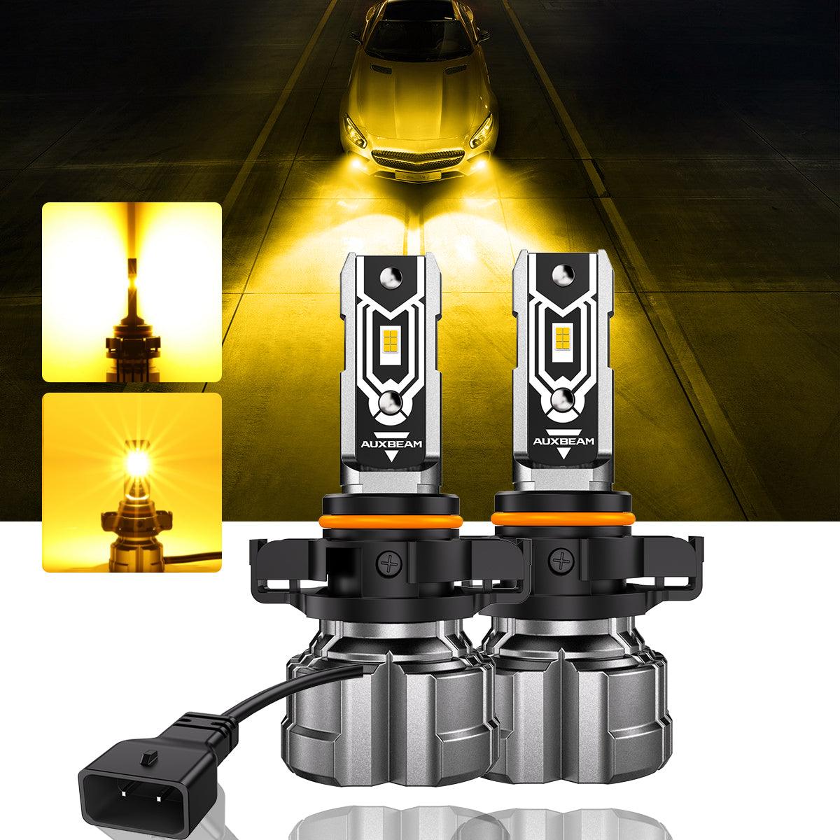 Para GMC Sierra 2500 HD 2007-2014 9005 H11 Paquete de bombillas LED para faros delanteros
