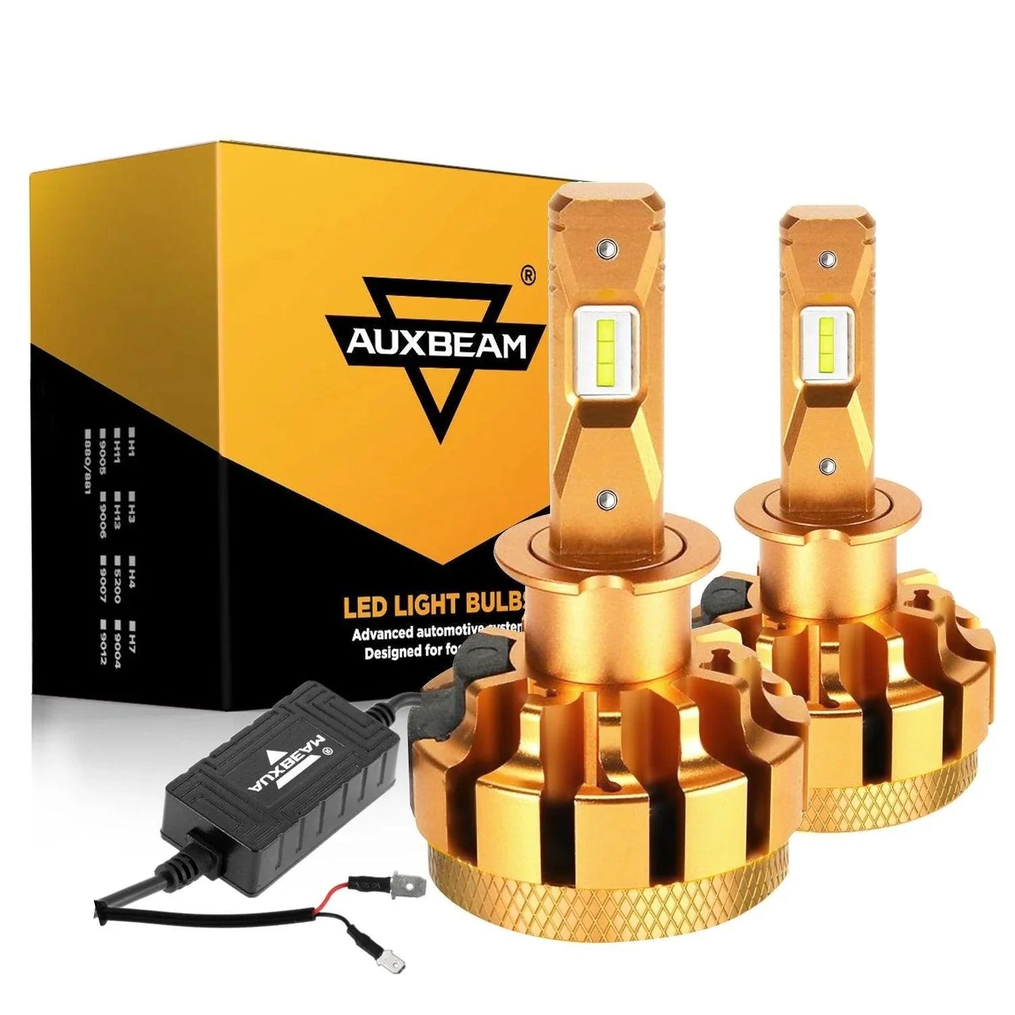 Bombillas LED para faros delanteros F-16 PLUS Series 18000LM 70W 6000K Blanco frío
