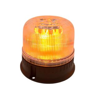 Baliza giratoria naranja con lente transparente