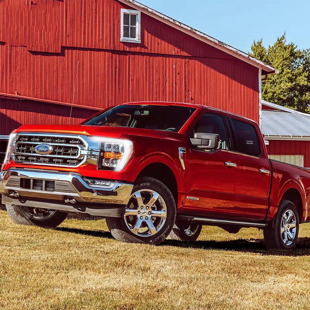 LED Headlight Assembly Reflection Bowl For 2021-2023 Ford F150 14th Gen Chrome