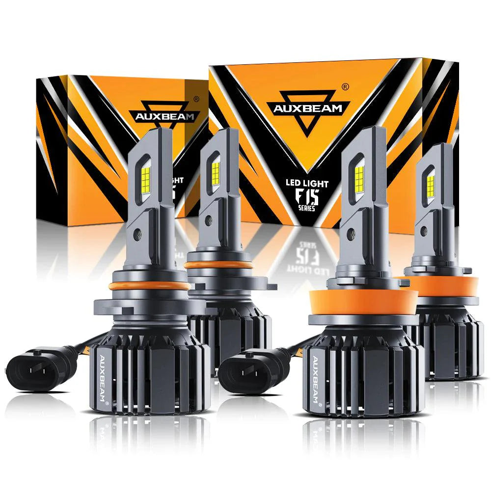 20% Tamaño más pequeño Serie F15 20000LM 90W Bombillas para faros delanteros LED 6500K Blanco frío