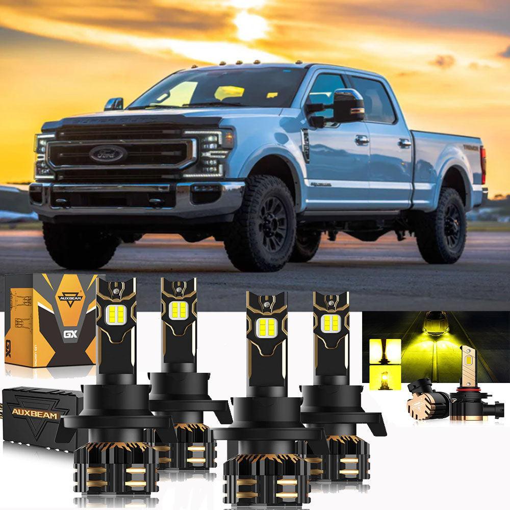 For 2020 Ford F-250 Super Duty H13 LED Headlight Bulbs Bundle