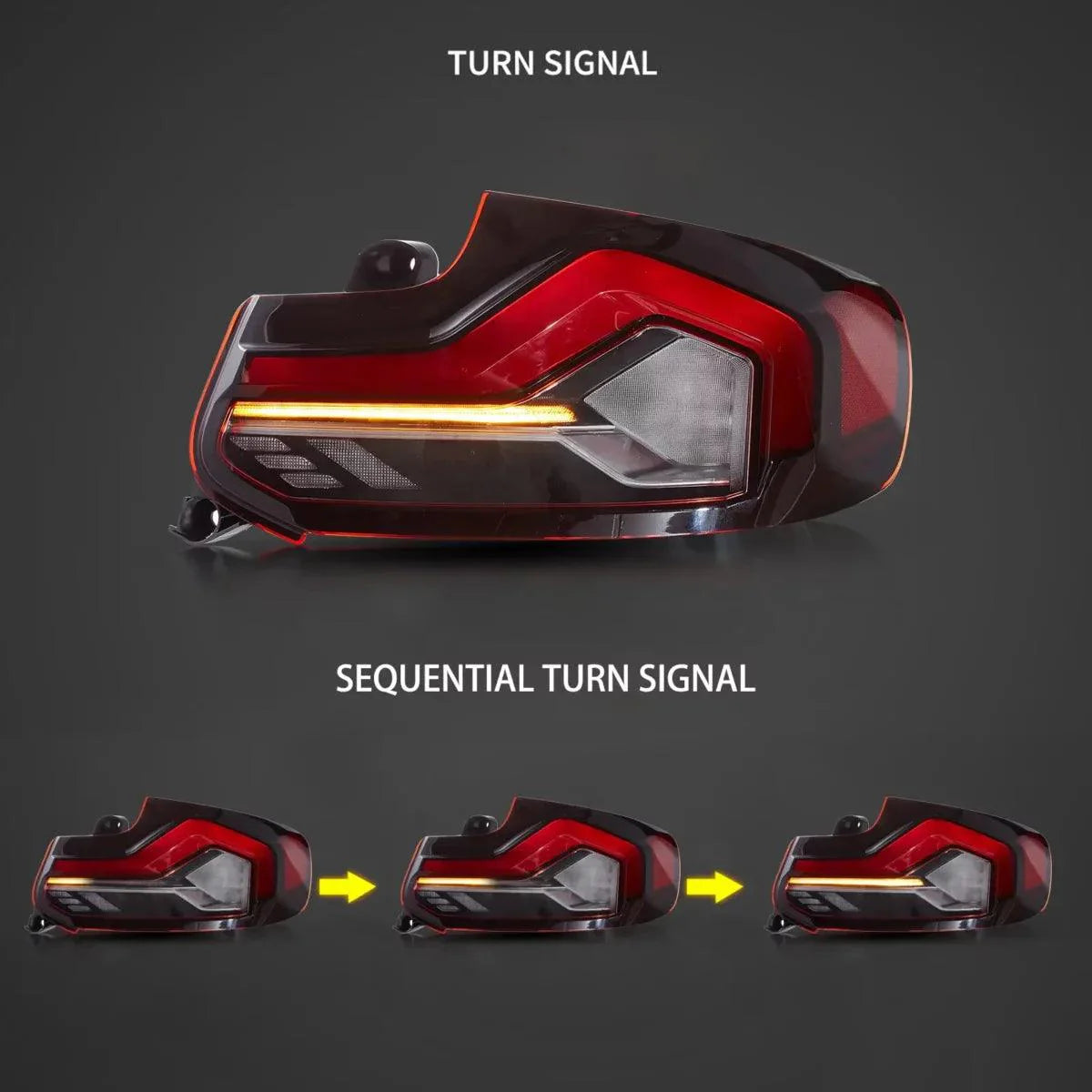 LED Tail Lights Assemly With Start-up Animation Effect (Pre-order) For 2014-2021 BMW 2 Series (F22 F23) M2 (F87)