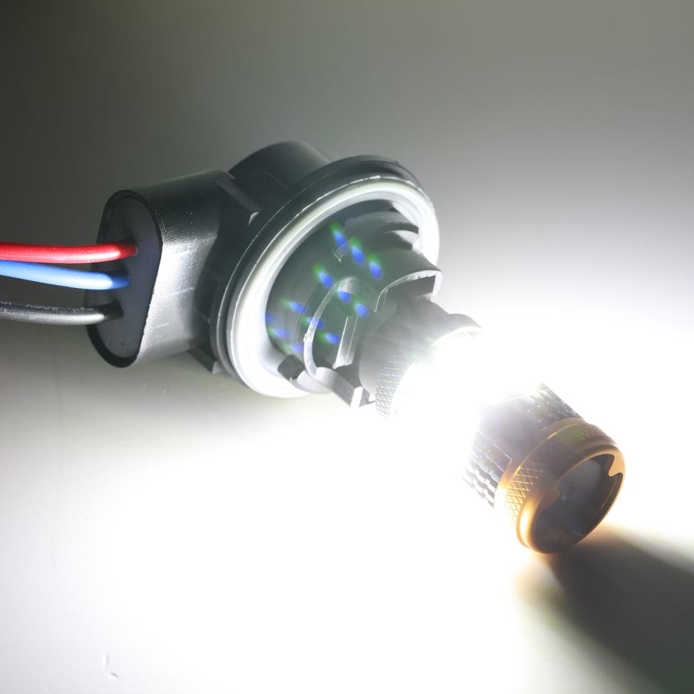 (2pcs/set) π1157 BAY15D 1156 BA15S BAU15S White Amber Red Canbus Error Free No Hyper Flash LED Turn Signal DRL Brake Light Tail Light Reversing Light Bulbs Fan Cooling