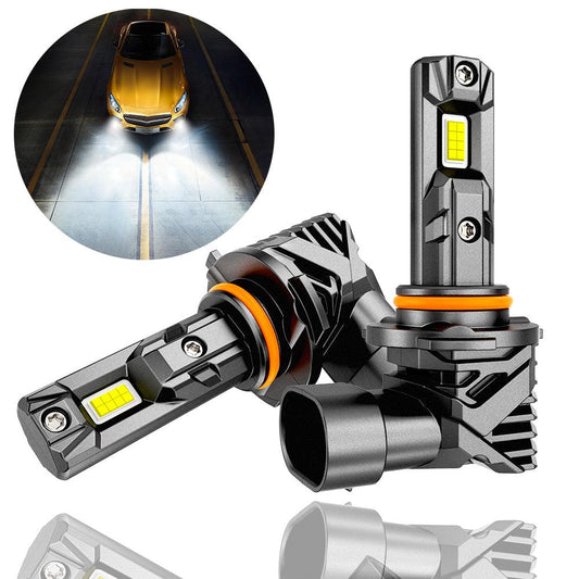 🆕9005/HB3 Bombillas LED para faros delanteros/luces antiniebla Serie Q15 Sin ventilador e inalámbrico 60W 18000LM 6500K Blanco frío | 2 bombillas