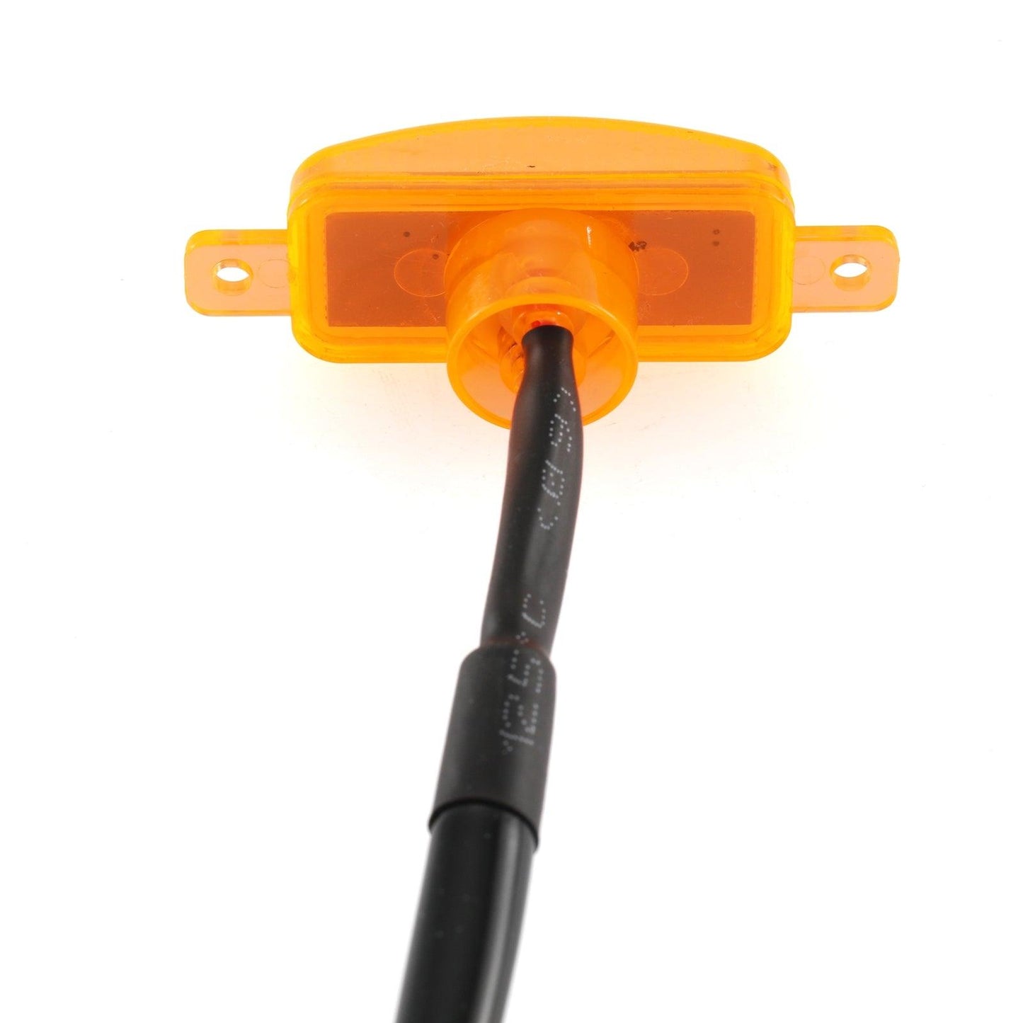 (3pcs/set) LED Front Grille Lights Raptor Style Amber Light Universal Car Modification (Amber shell/ Smoked shell)