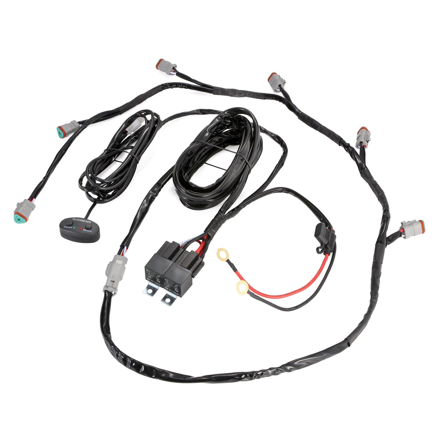 Serie V-ULTRA | Luces de cápsula blancas con tirador lateral LED de 5 pulgadas y 172 W con DRL ámbar