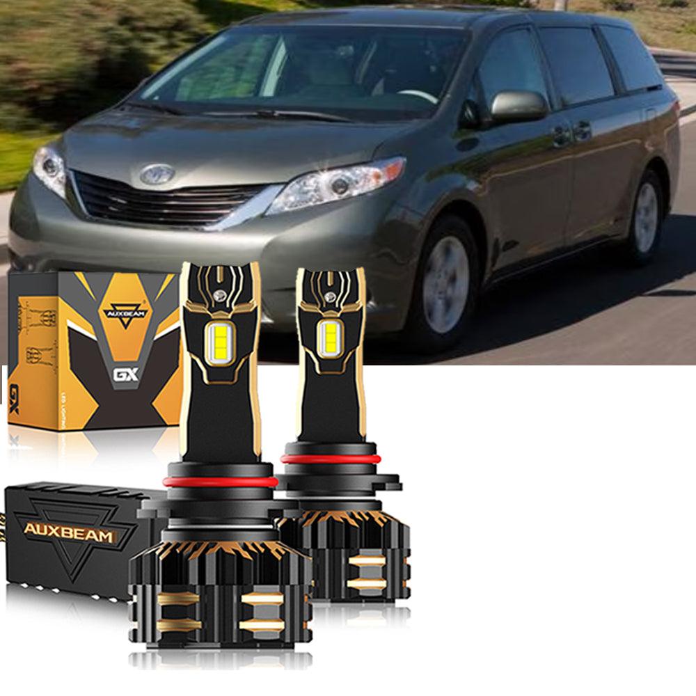 Paquete de bombillas LED para faros delanteros Toyota Sienna 9005 D4S 2011-2019
