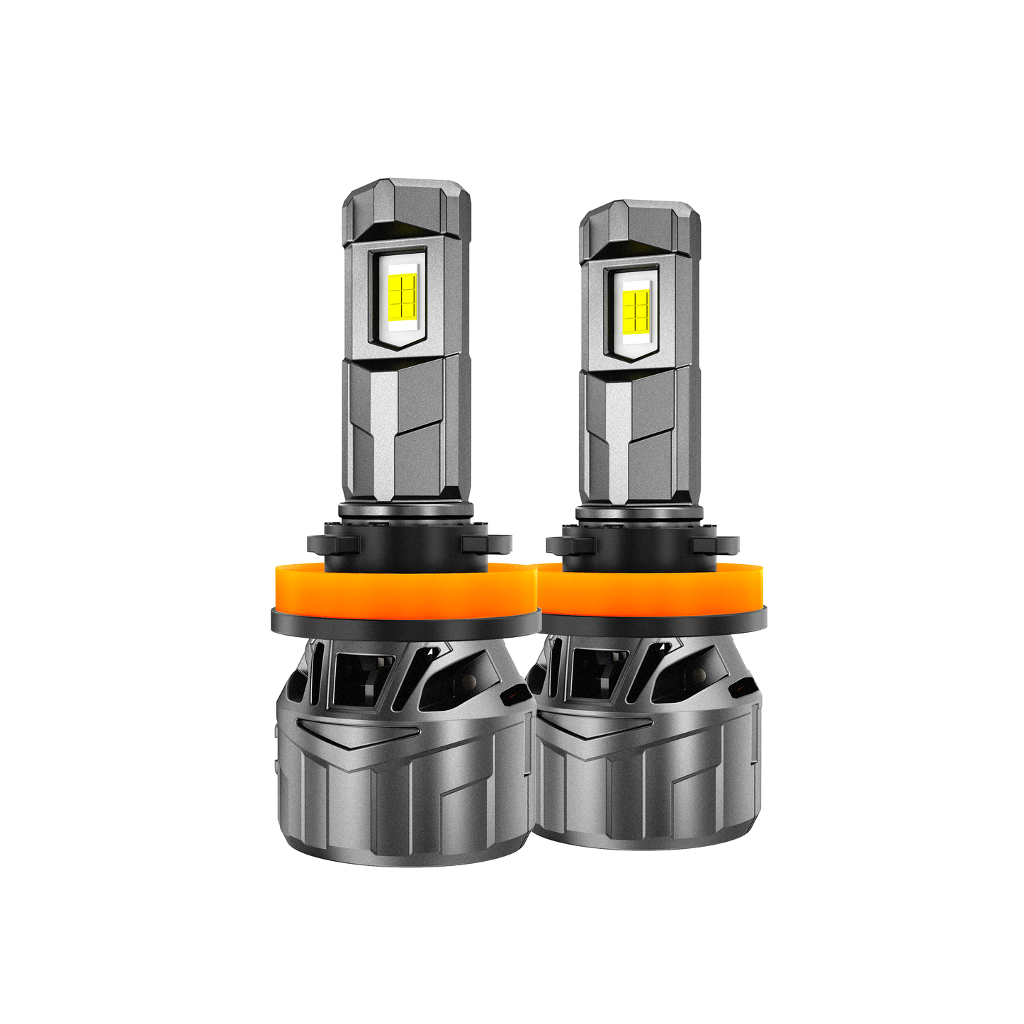 🆕H11+H11 LED Headlight Bulbs 100W 22000LM F18 Series 1:1 Mini Size 6500K Cool White | 4 Bulbs