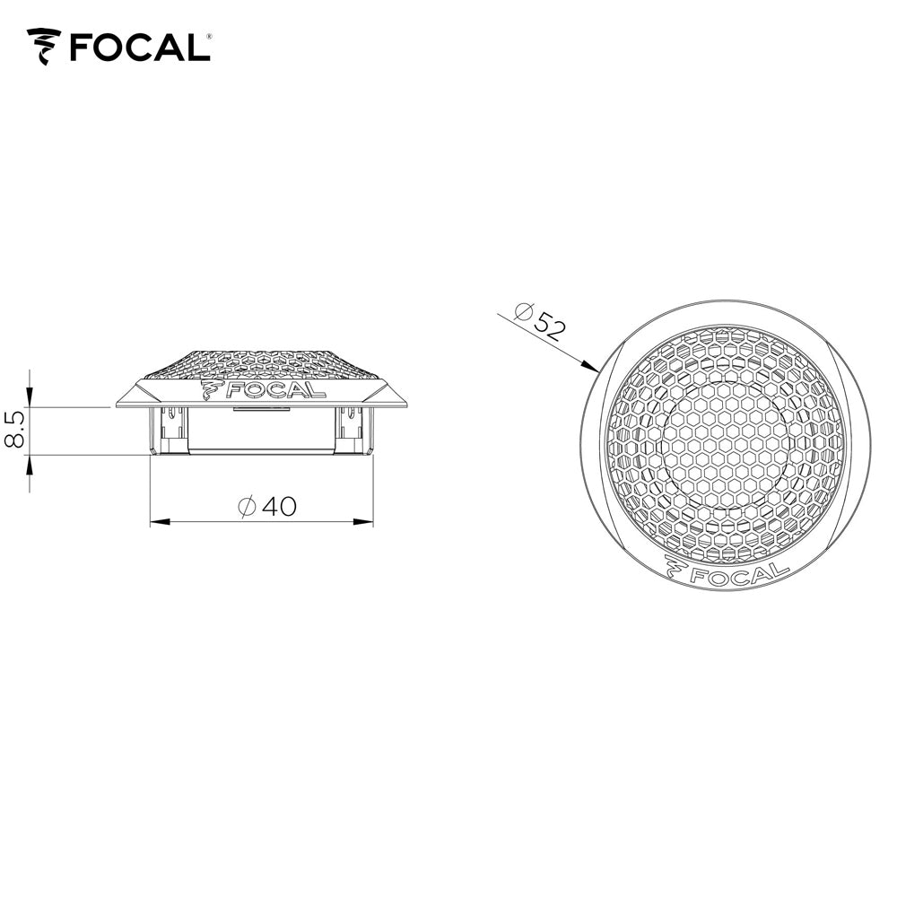 FOCAL Kompo-Lautsprecher FLAX EVO-Serie, 16.5cm, flache Bauform