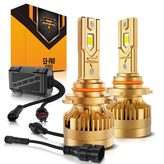 🆕9005/HB3 Bombillas LED para faros delanteros Serie S3 Pro Decodificador dual CAN-BUS Sin errores 12V 120W 24000LM 6500K Blanco frío | 2 bombillas