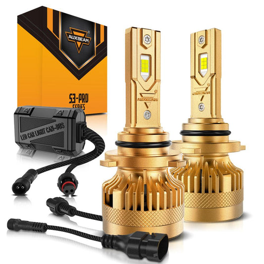 🆕9006/HB4 Bombillas LED para faros delanteros Serie S3 Pro Decodificador dual CAN-BUS Sin errores 12V 120W 24000LM 6500K Blanco frío | 2 bombillas