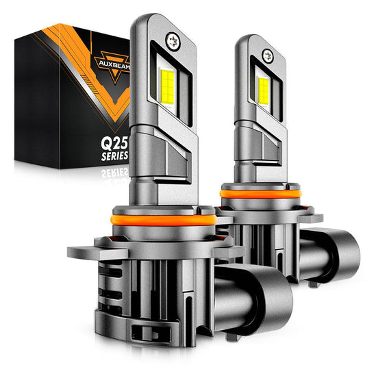 🆕9012/HIR2 Bombillas LED para faros delanteros Serie Q25 Tamaño real 1:1 70W 20000LM 6500K Blanco frío | 2 bombillas