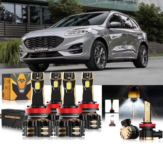 Paquete de bombillas LED para faros delanteros Ford Escape H11 2018-2019