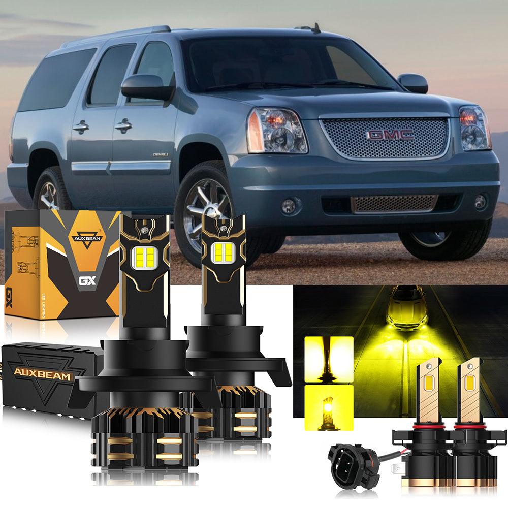 Para GMC Yukon XL 2007-2014 1500 H13 Paquete de bombillas LED para faros delanteros