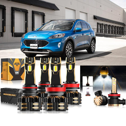 Para Ford Escape 2020 9005 H11 Paquete de bombillas LED para faros delanteros