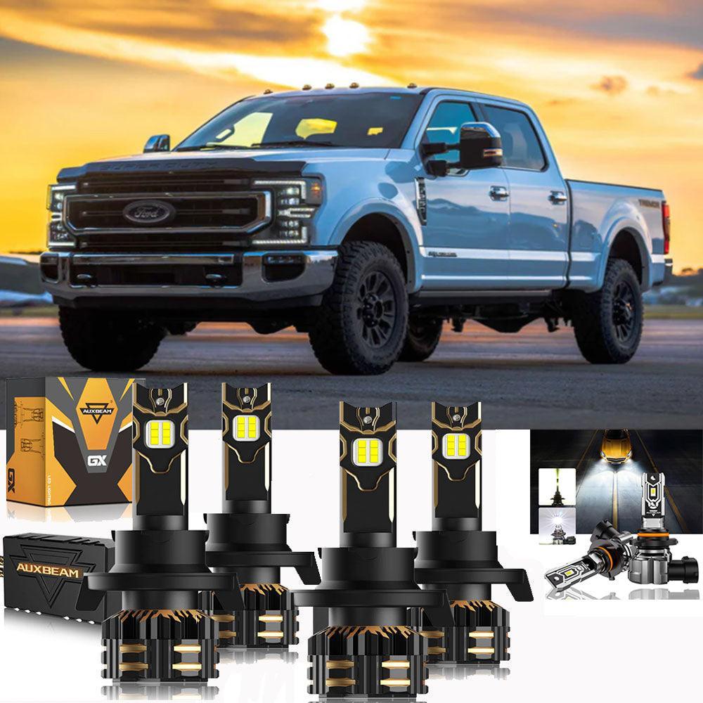 For 2020 Ford F-250 Super Duty H13 LED Headlight Bulbs Bundle